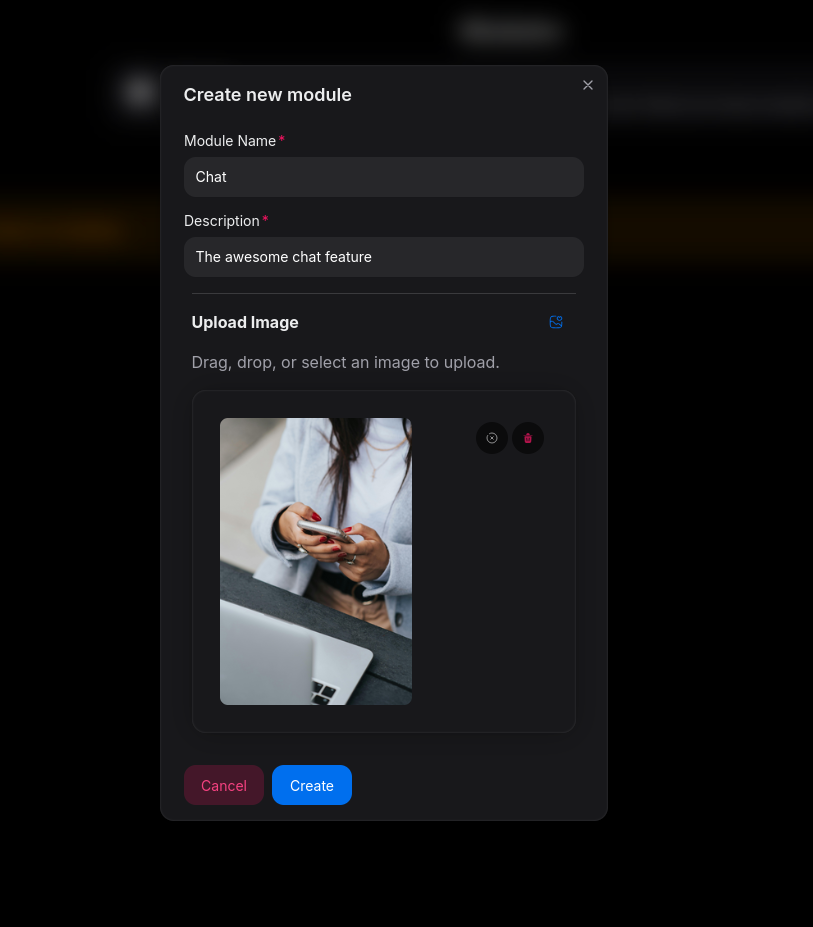 Create chat module